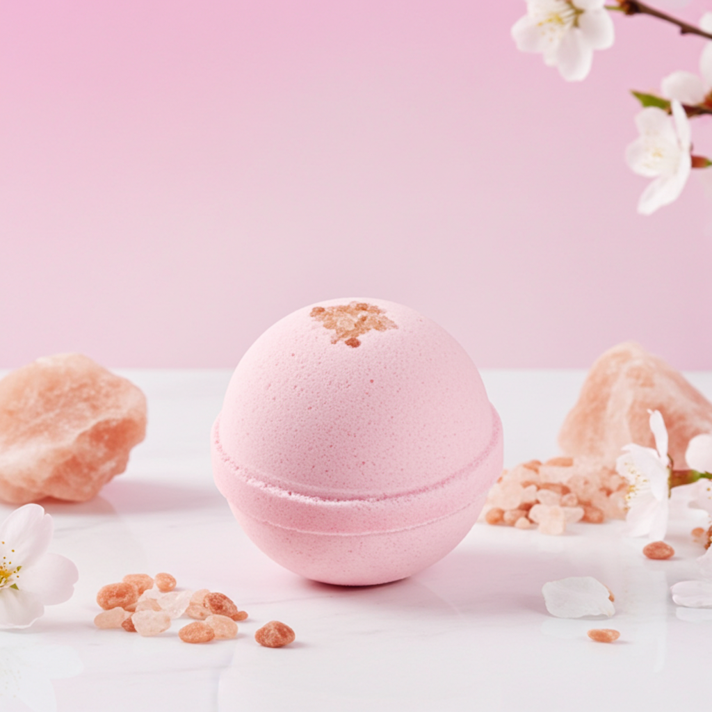 Cherry Blossom and Himalayan Salt Bath Bomb