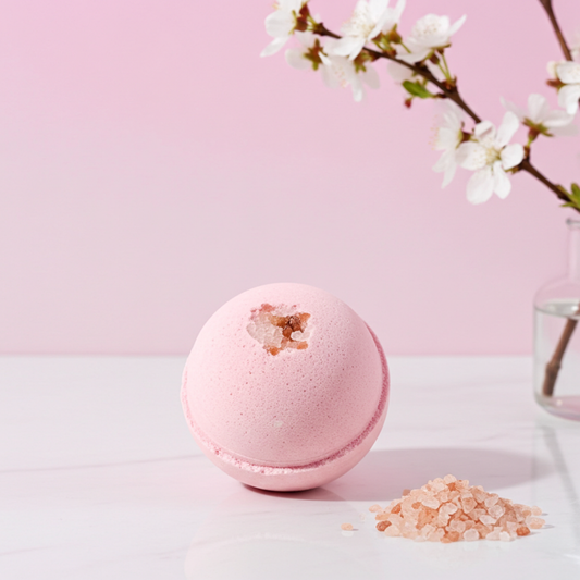 Cherry Blossom and Himalayan Salt Bath Bomb